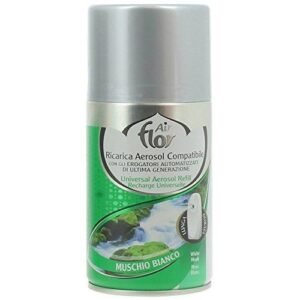 AIR FLOR - Muschio Bianco - Ricarica Per Diffusore D'Essenza Deo Matic 250 Ml