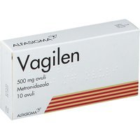 Alfasigma Vagilen Ovuli 500mg Metronidazolo Trattamento Trichomoniasi Sintomatica della Donna, 10 Ovuli