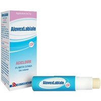 Alovexlabiale 5% Aciclovir Matita Cutanea Trattamento Herpes, 3g