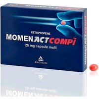 Angelini MomenActCompì 25mg Ketoprofene Antidolorifico, 10 Capsule Molli
