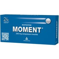 Angelini Moment 200mg Ibuprofene Antidolorifico, 24 Compresse Rivestite