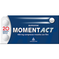 Angelini Momentact 400mg Ibuprofene Antidolorifico, 20 Compresse Rivestite con Film