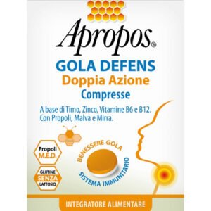 Apropos gola defens doppia azione 20 compresse