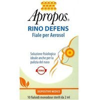 Apropos Rino Defens - Fiale monodosi Apropos per l'aerosol e l'igiene nasale, 10 fiale da 2 ml