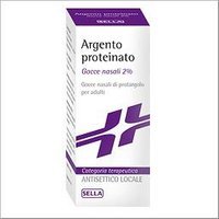Argento Proteinato 2% Gocce Nasali E Auricolari, Soluzione Flacone 10 Ml