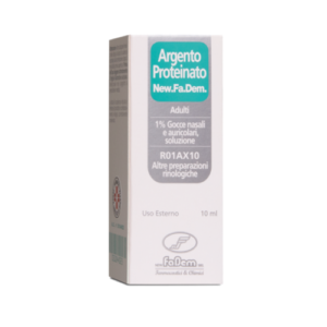 Argento Proteinato (New.Fa.Dem.) Ad Gocce Orali 10 Ml 1%