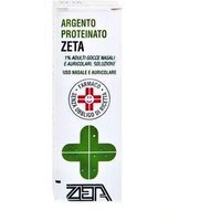 Argento Proteinato Zeta Farmaceutici 1% Gocce Nasali e Auricolari Decongestionante e Antisettico, 10ml