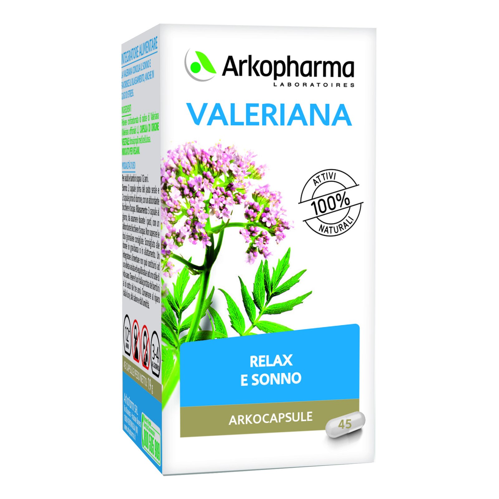 Arkocapsule Valeriana 45 Capsule
