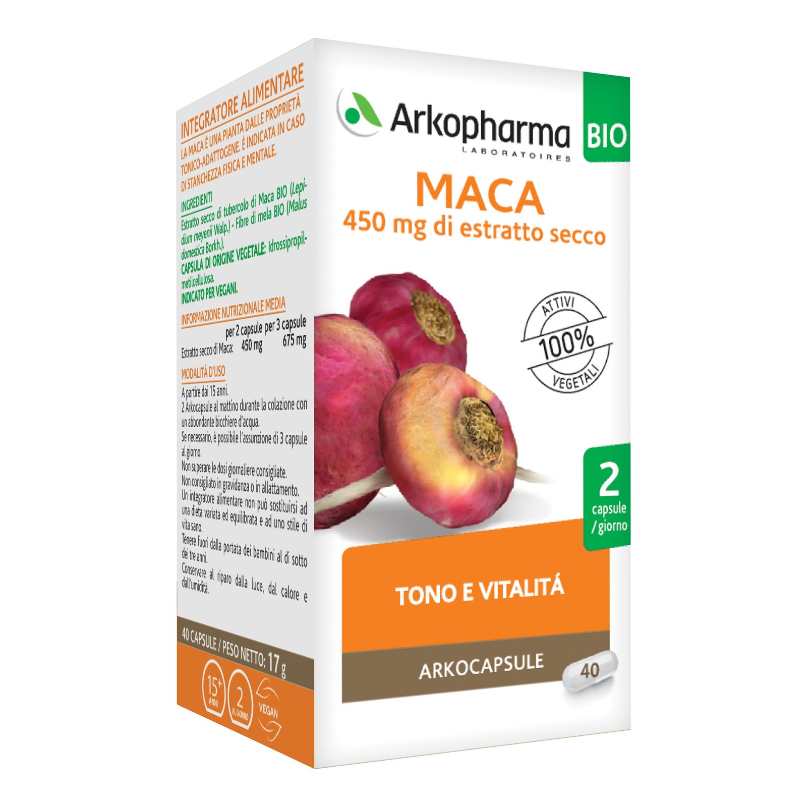 Arkopharma Maca Bio 40 Capsule