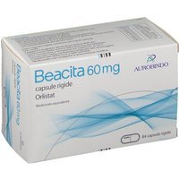 Aurobindo Pharma Beacita 60 mg Orlistat per la Perdita di Peso, 84 Capsule Rigide