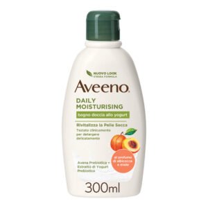 Aveeno Daily Moisturising Bagno Doccia Yogurt Albicocca Miele 300 ml