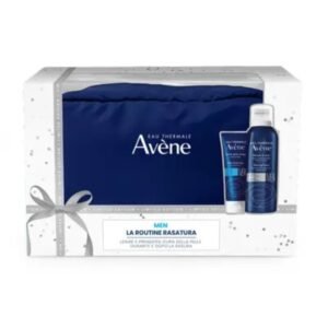 Avène Men Cofanetto Rasatura Balsamo Dopobarba 75 ml + Schiuma Da Barba 200 ml + Pochette