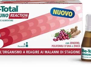 Be-Total Immuno Reaction Integratore Alimentare Difese Immunitarie Vitamina C 8 Flaconcini