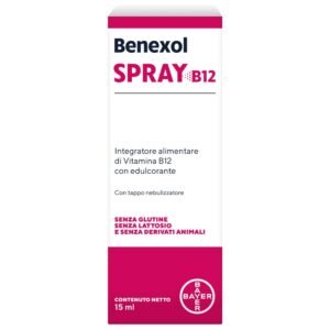 Benexol Spray Integratore Vitamina B12 Alto Dosaggio Flacone 15ml