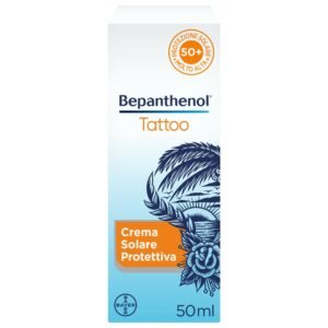 Bepanthenol Tattoo Crema Solare Protettiva SPF 50+ 50 ml
