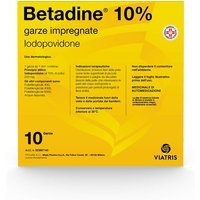Betadine 10% Garze Impregnate Disinfettanti, 10 Garze