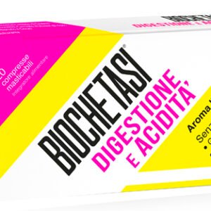 Biochetasi digestione e acidita' 20 compresse masticabili aroma limone