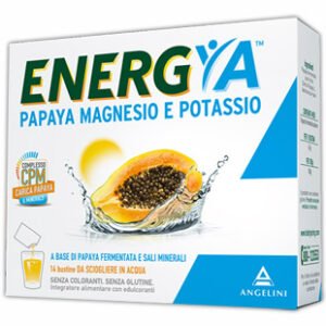 Body spring energya papaya fermentata magnesio potassio 14 bustine