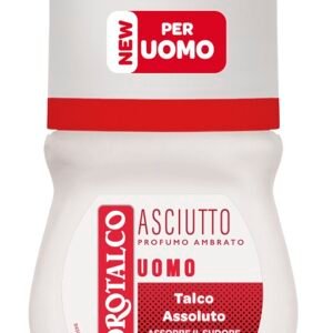BOROTALCO - Asciutto - Profumo Ambrato Uomo - Deodorante 50 ml Roll-On