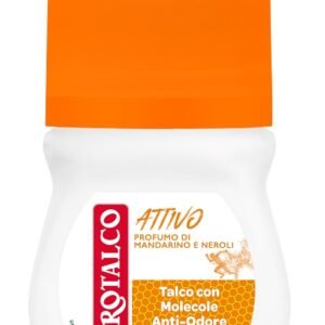 BOROTALCO - Attivo - Profumo di Mandarino e Neroli - Deodorante 50 ml Roll-On