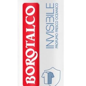 BOROTALCO - Invisible Profumo fresco oceanico - Deodorante Talco Effetto Barriera 150 ml Spray