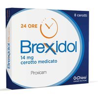 Brexidol Cerotto Medicato 14mg Piroxicam Antidolorifico Locale, 8 Cerotti