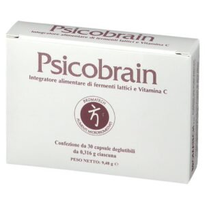 Bromatech Psicobrain Integratore Fermenti Lattici e Vitamina C 30 Capsule