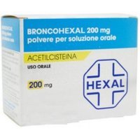Broncohexal 200mg Polvere per Soluzione Orale, 30 Bustine