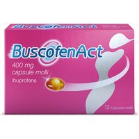 BuscofenAct 12 Capsule Ibuprofene contro Dolori Forti da Ciclo, 12 Capsule Molli