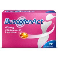 BuscofenAct 20 Capsule Ibuprofene contro Dolori Forti da Ciclo, 20 Capsule Molli