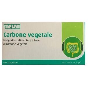 Carbone vegetale 40 compresse teva