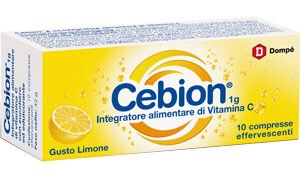 Cebion effervescente vitamina c limone 10 compresse