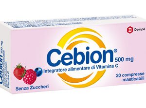 Cebion masticabile senza zucchero vitamina c 500 mg 20 compresse