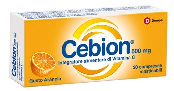 Cebion vitamina c gusto arancia 20 compresse masticabili