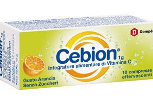 Cebion vitamina c gusto arancia senza zucchero 10 compresse effervescenti