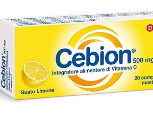 Cebion vitamina c gusto limone 20 compresse masticabili
