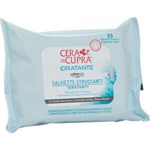 Cera di cupra salviette struccanti idratanti 25pezzi