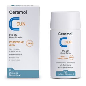 Ceramol Sun MB 30 Crema Solare con Barriera Minerale 50 ml