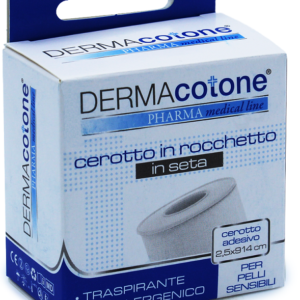 Cerotto Rocchetto In Seta Dermacotone Bianco 2,5X914Cm 1 Pezzo