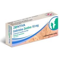Cetirizina Zent 10mg per Rinite Allergica e Orticaria Cronica, 7 Compresse Rivestite
