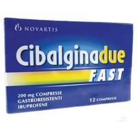 Cibalgina Due Fast Fast Ibuprofene 200mg 12 Compresse