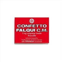 Confetto Falqui Cm 5mg Bisacodile Trattamento Stitichezza Occasionale, 20 Compresse Rivestite