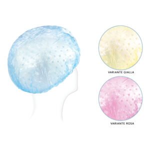 Cuffia doccia colori assortiti
