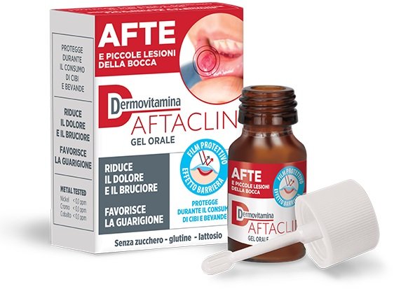 Dermovitamina aftaclin gel 7ml