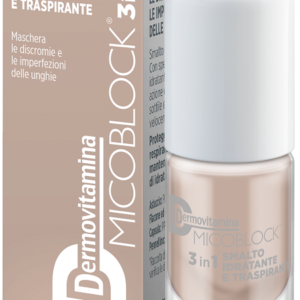 Dermovitamina micoblock 3in1 smalto idratante e traspirante beige 5 ml