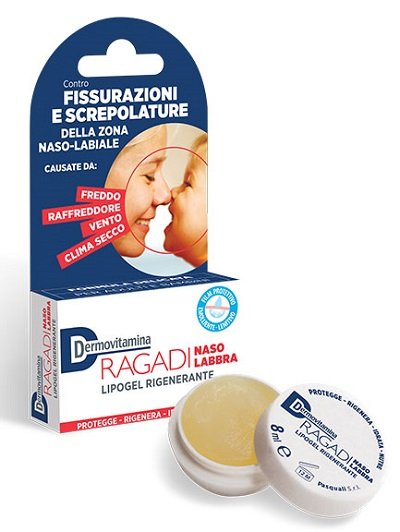 Dermovitamina Ragadi Naso e Labbra Balsamo 8 ml