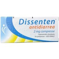 Dissenten Antidiarrea 2mg Loperamide Cloridrato Diarrea Acuta, 10 Compresse