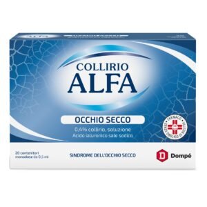 Dompè Alfa Collirio Occhio Secco Acido ialuronico 20 Flaconcini 0,5 ml