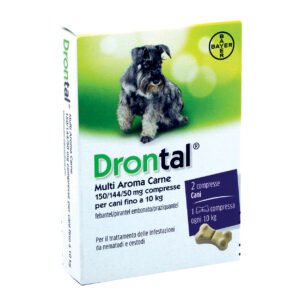 Drontal Multi Aroma Carne Per Cani Fino A 10 Kg 2 Compresse