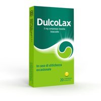 Dulcolax Compresse 5mg Bisacodile Trattamento Stitichezza Occasionale, 20 Compresse Rivestite